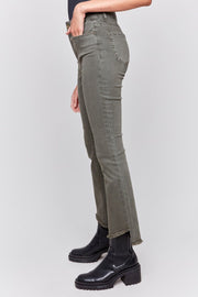 Bootcut Twill Pants - Almond