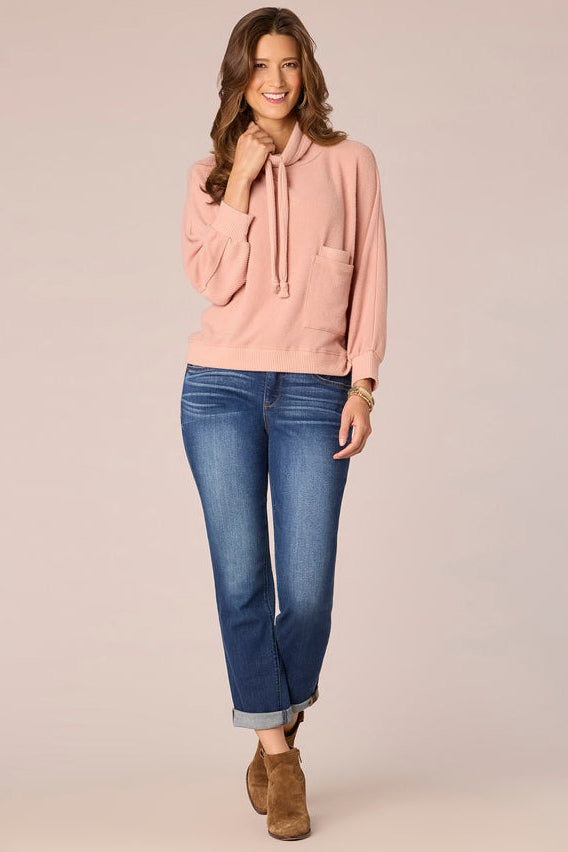 Blouson Sleeve Knit Top - Maple Sugar