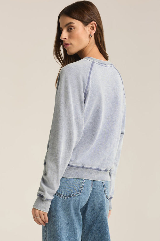 Saldana Knit Denim Top