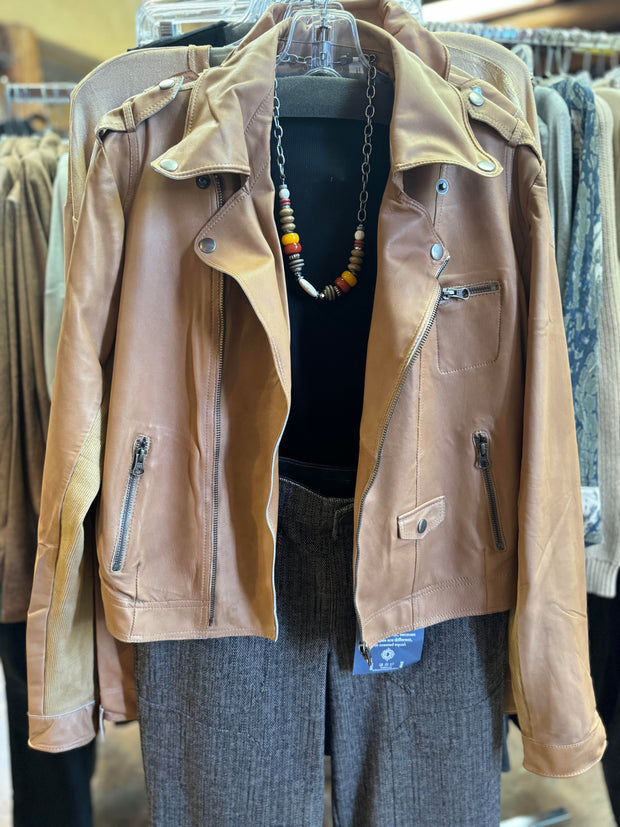 Piper patina novelty leather jkt