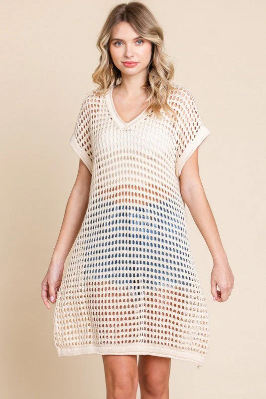 Crochet Tunic Dress/Top