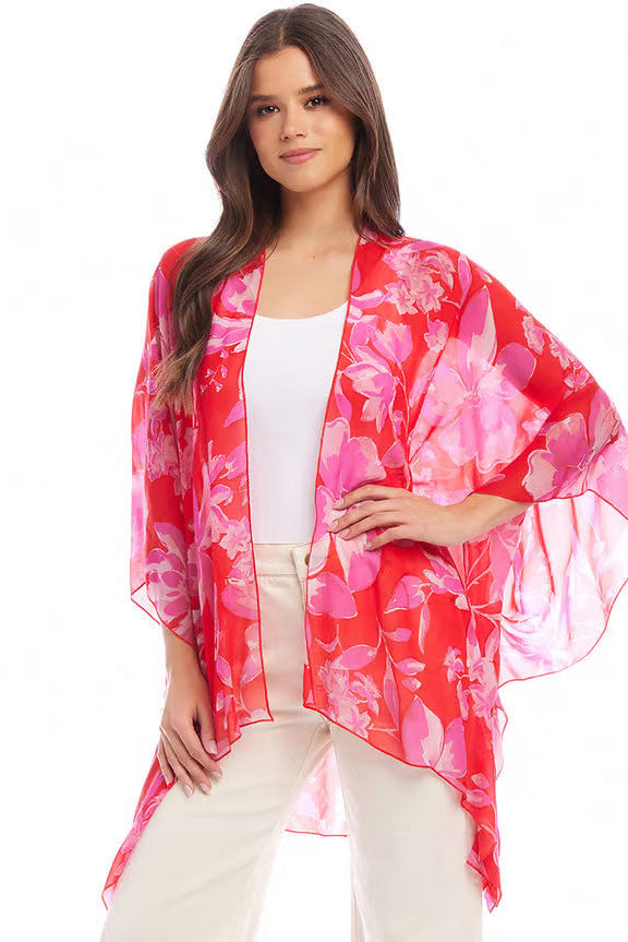 Open Front Kimono Style Jacket